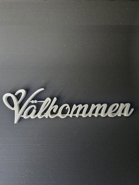 "Välkommen"