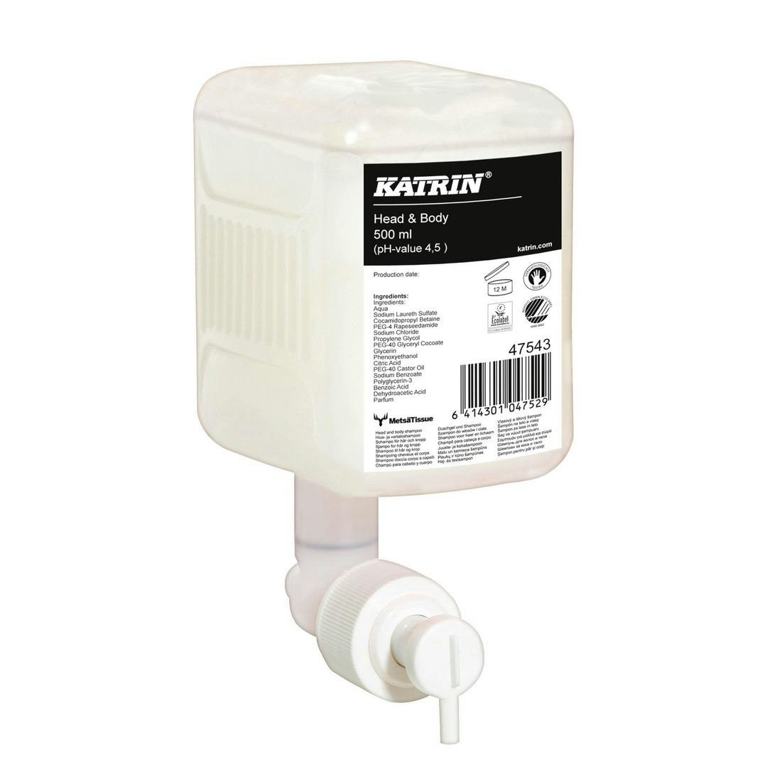 Duschtvål KATRIN Head & Body 500ml