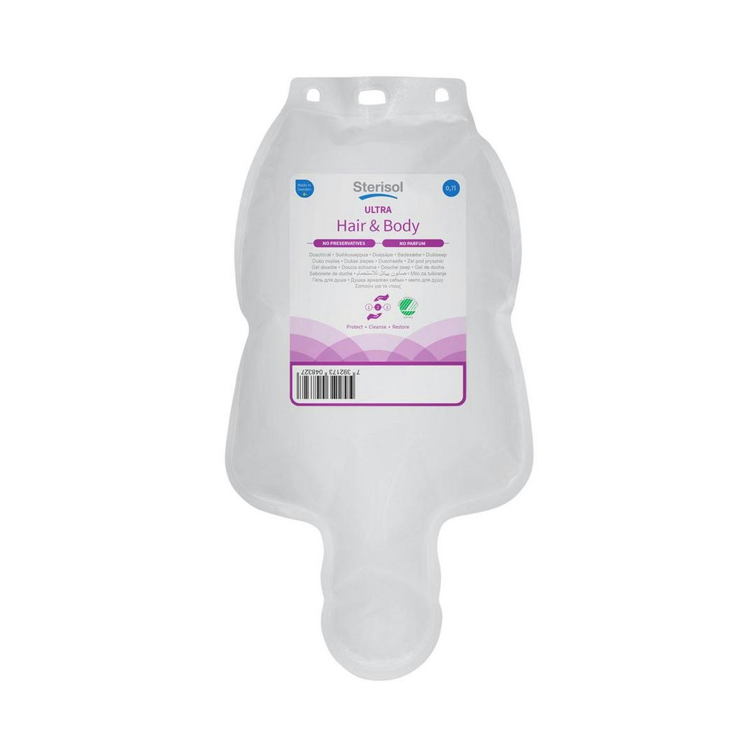 Duschtvål STERISOL Ultra Hair&Body 0,7L