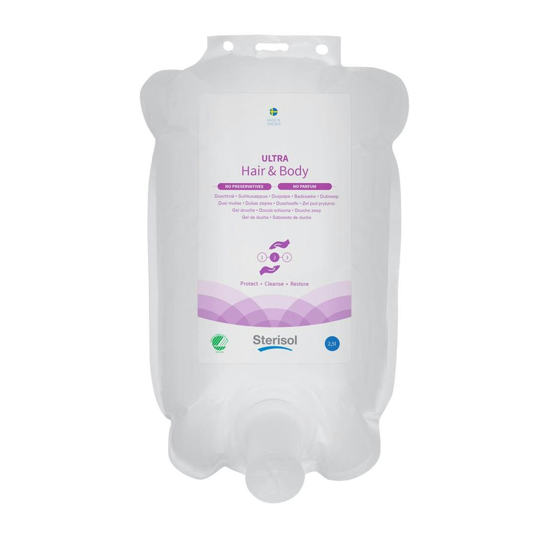 Duschtvål STERISOL Ultra Hair&Body 2,5L