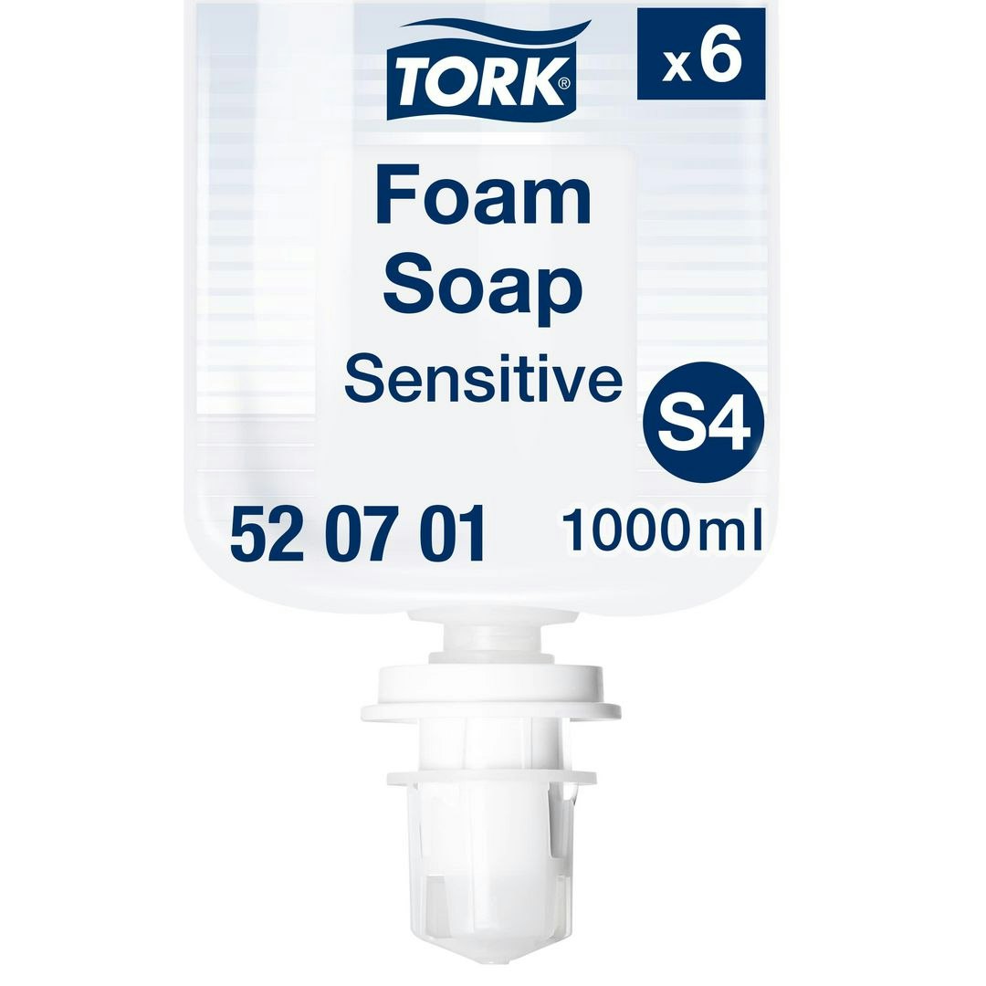 Skumtvål TORK S4 Sensitive 1L 6/fp