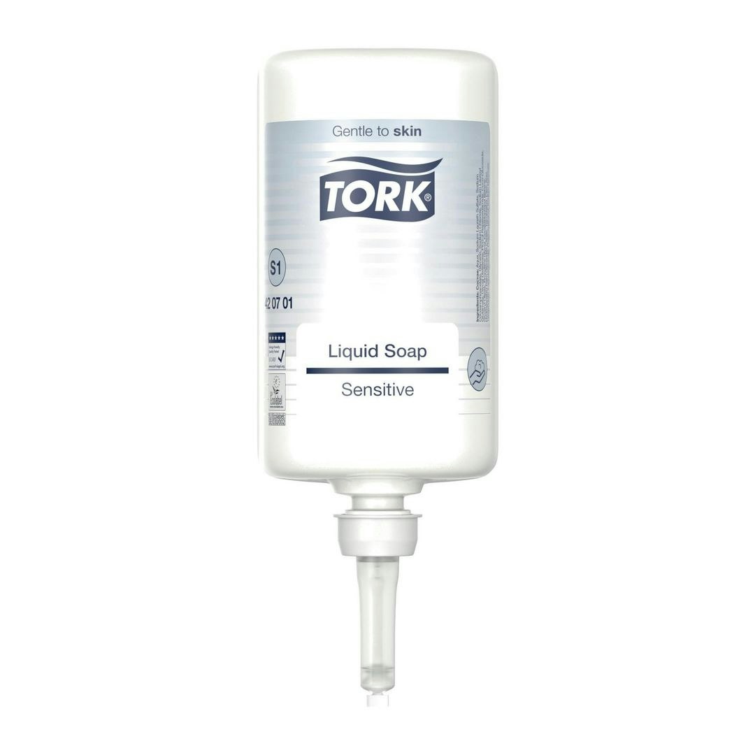 Tvål TORK S1 Pre Extra mild transp. 1L 6/fp