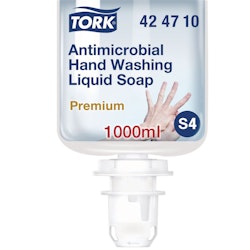 Tvål TORK S4 Antimikrobiell Flyt. 1L 6/fp