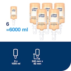 Duschtvål TORK S4 Luxury Hair&Body 1L 6/fp
