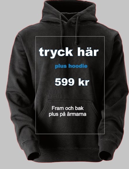 Profiltryck Hoodie