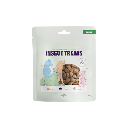  Petgood® Insektsbaserat Hundgodis För Träning 100g