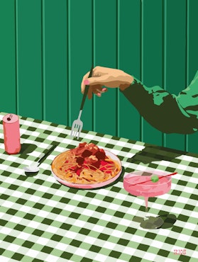 Green kitchen