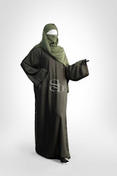 Abaya Ajma Set- Oliv