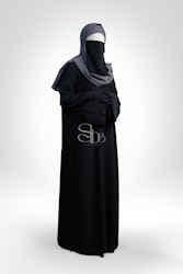 Abaya Ajma Set - Svart