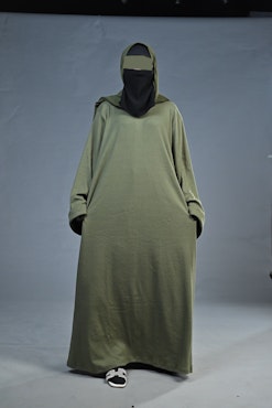 Abaya Ajma -Kaki