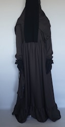 Abaya Salat-Luxury. Mörk Grå