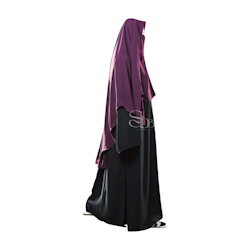 Khimar Sutra- Plum