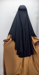Khimar Salam XL-Svart