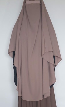 Khimar Salam XL-Nude