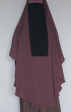 Khimar Salam XL- Dusty Rosa