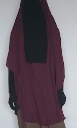 Khimar Salam XL- Mörk Plum