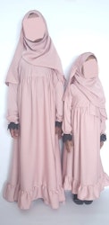Abaya Salat-Luxury  Mini. Pink
