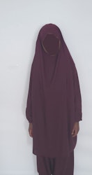 Jilbab Mini Muz Sirwal. Vinröd.