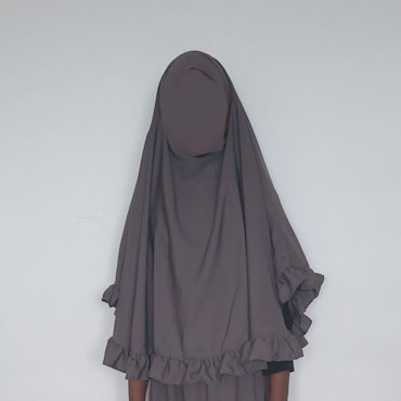 Khimar-Mou3minet. Grå