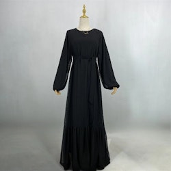 Abaya simpliss-Svart