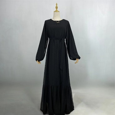 Abaya simpliss-Svart