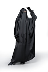 Jilbab Aisha-Svart