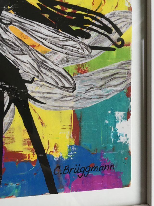 Färgglada små tavlor hittar du i svenska konstnären C.Brüggmanns webbshopp, cbruggmann.se