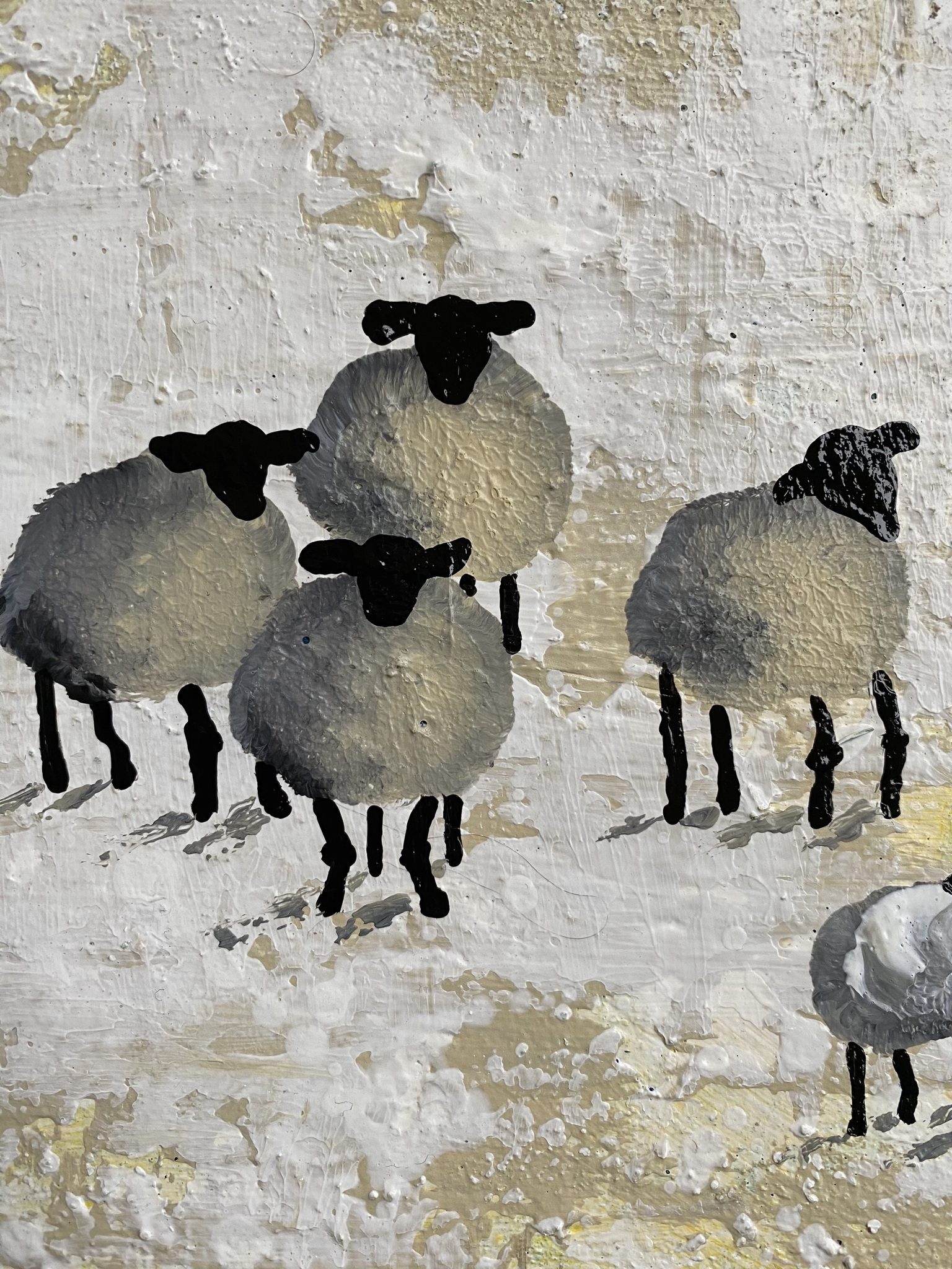 Fårkonstnären eller fårmålaren C.Brüggmann är mycket känd för sina gulliga fårmotiv på tavlor och produkter.