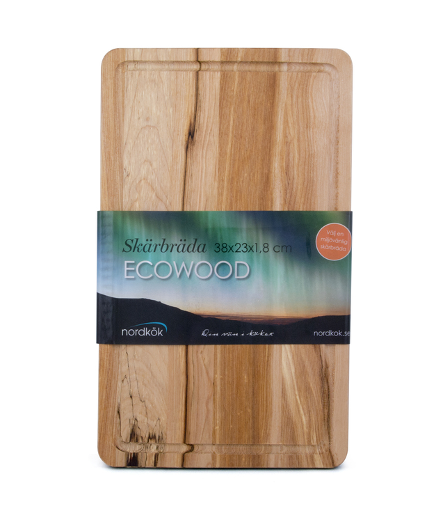 Nordkök Ecowood Trancherskärbräda 38x23 cm