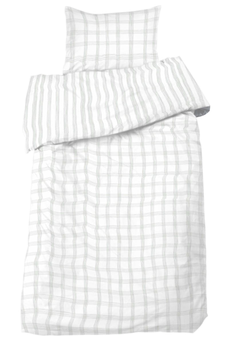 Redlunds Bäddset Ruta/rand Percale