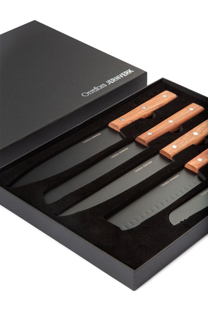 Orrefors Jernverk Knivset Rosenträ 5-pack