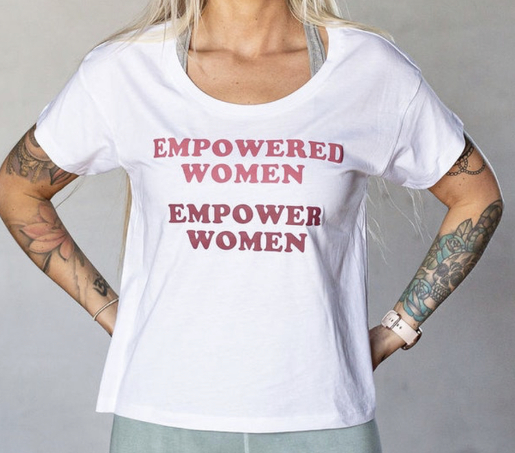 Empowered Woman top Medium