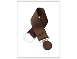 Brun napphållare - brunt clip