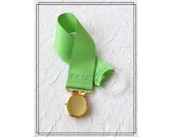 Grön napphållare - guld