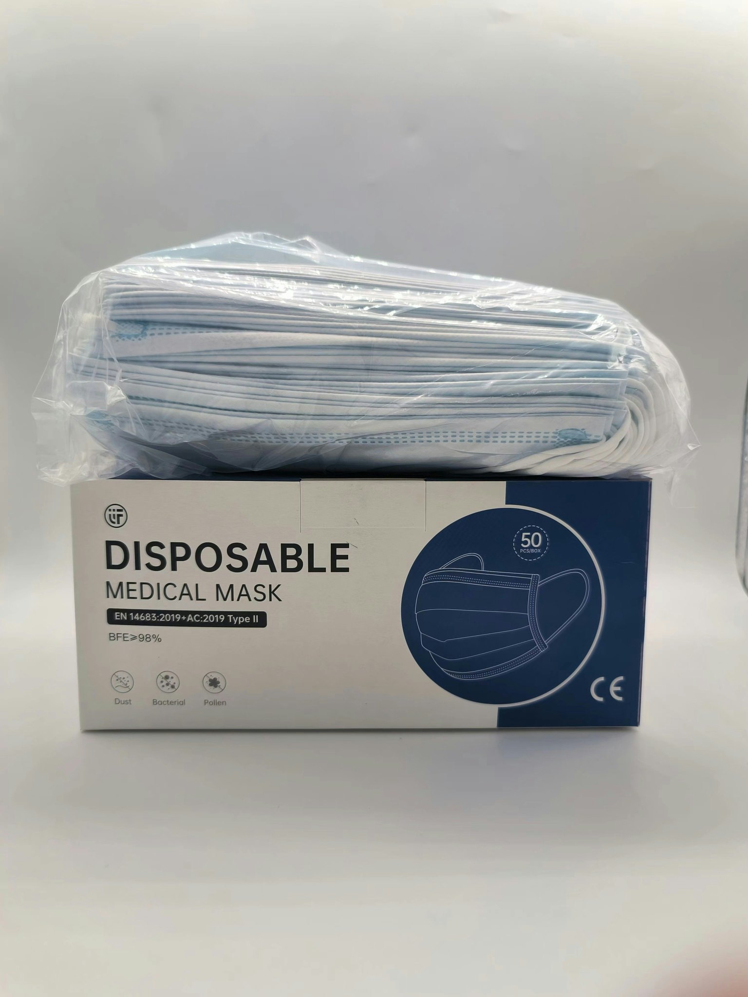 Munskydd typ II, 50-pack