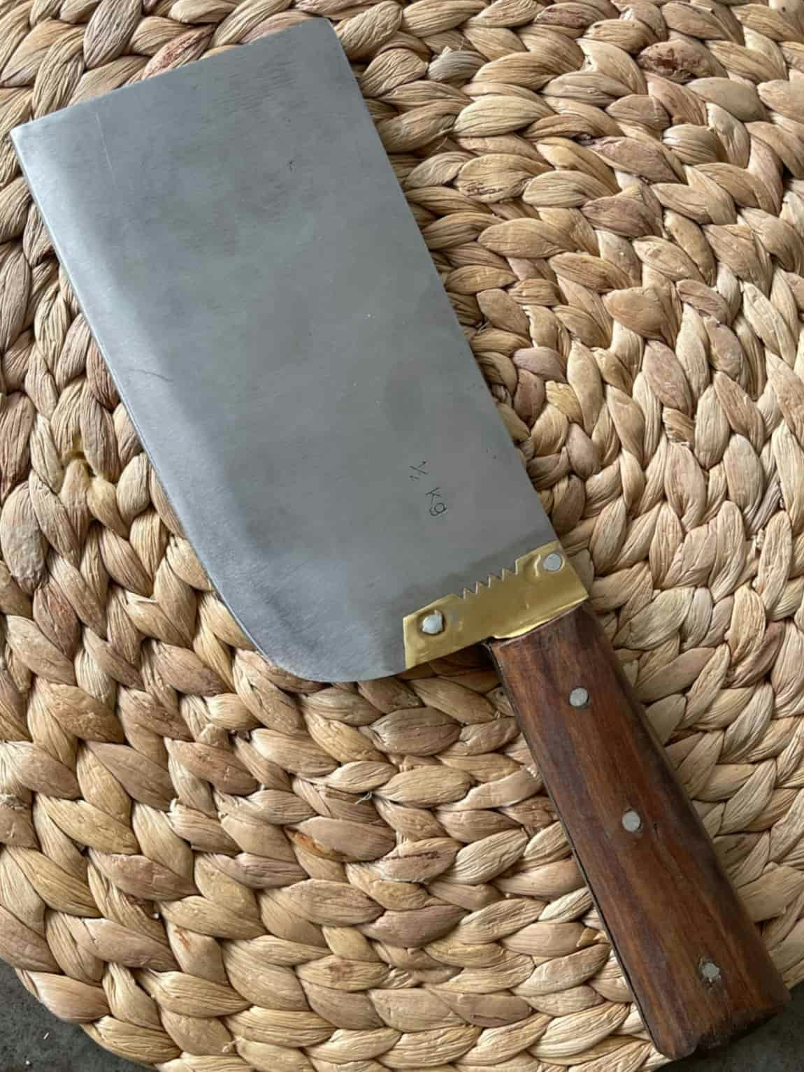 Köttyxa/ kniv Autentisk