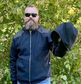 Hoodie Kung Bore, wool