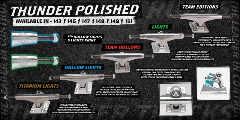 What type of Thunder Trucks do you ride?