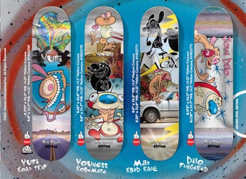 Skateboard Almost R7 Ren And Stimpy Fingered 8.125''