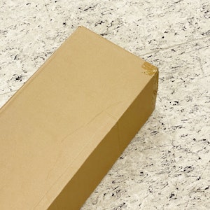 New shipping label for incorrect details