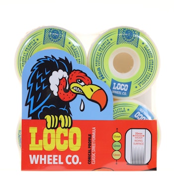 Loco Wheel Co Conical Classic Street Formula 101a 52mm