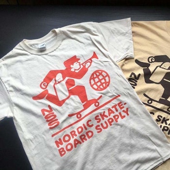 T Shirt Nordic Skateboard Supply Logo ''Classic''