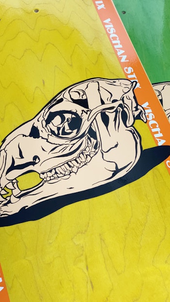 Skateboard Vischan Stix ''Llama Skull'
