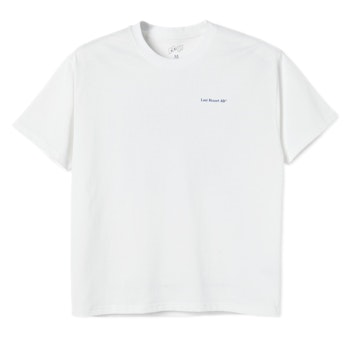 T-Shirt Last Resort AB ''World'' White Blue
