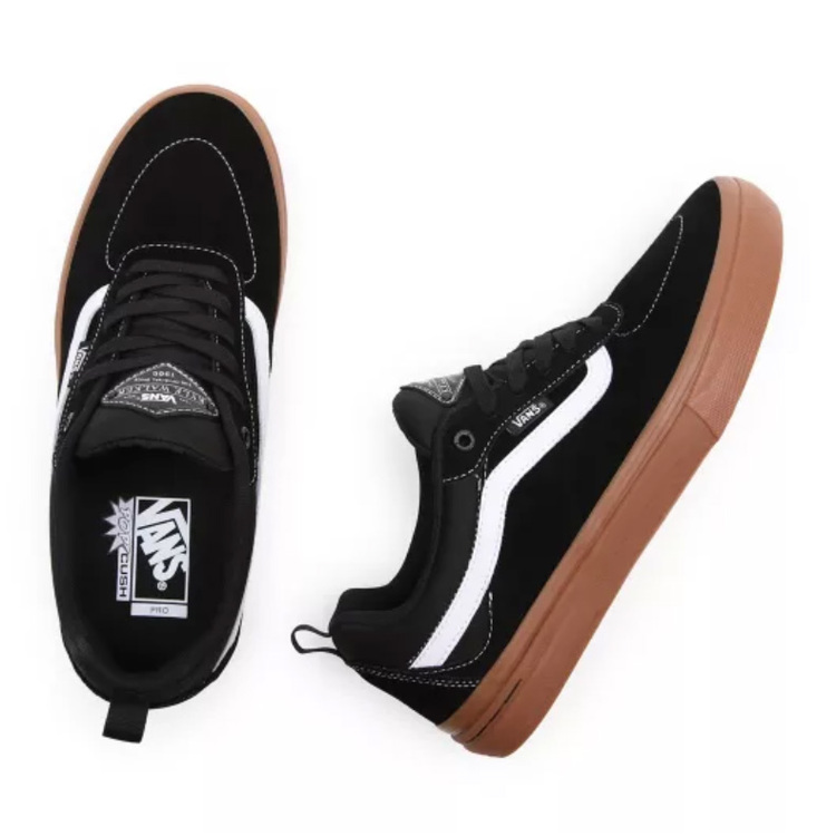 Black Gum New Mens Skate Shoes Vans Kyle Walker Pro Skate Shoes