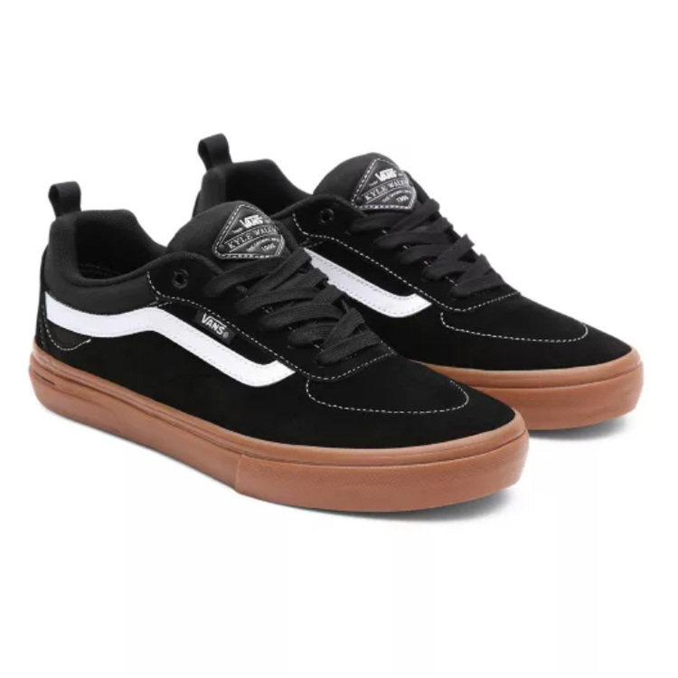 Black Gum New Mens Skate Shoes Vans Kyle Walker Pro Skate Shoes