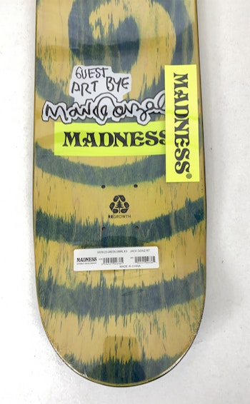 Skateboard Madness Jack Fardell Gonz Green Swirl 8,5''