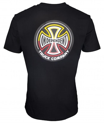 T-Shirt Independent Split Cross logo Black