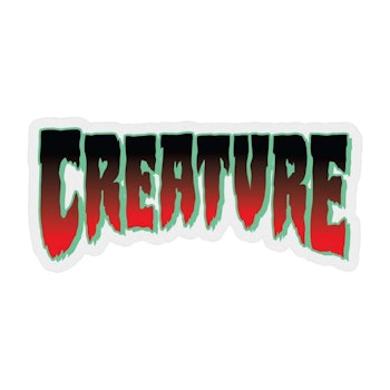 Sticker Creature Horror Logo Dye cut 10 cm