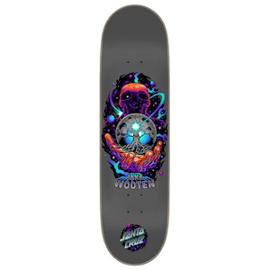Skateboard Santa Cruz Deck Wooten Ominous Silver 8.5'' VX Technology